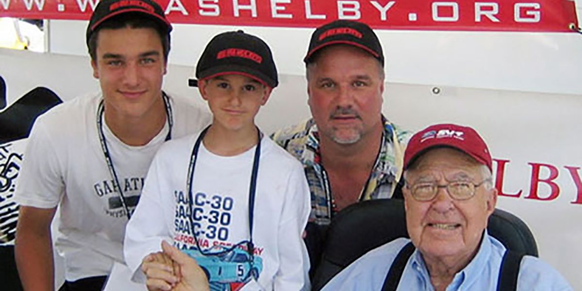 Carrol Shelby And Children Helped By The Shelby Foundation