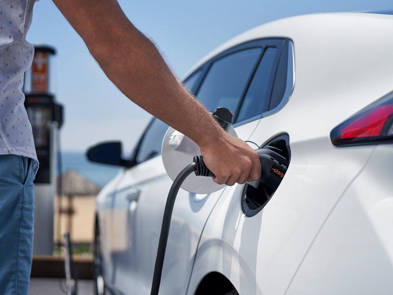 Charging The  Hyundai Ioniq electric
