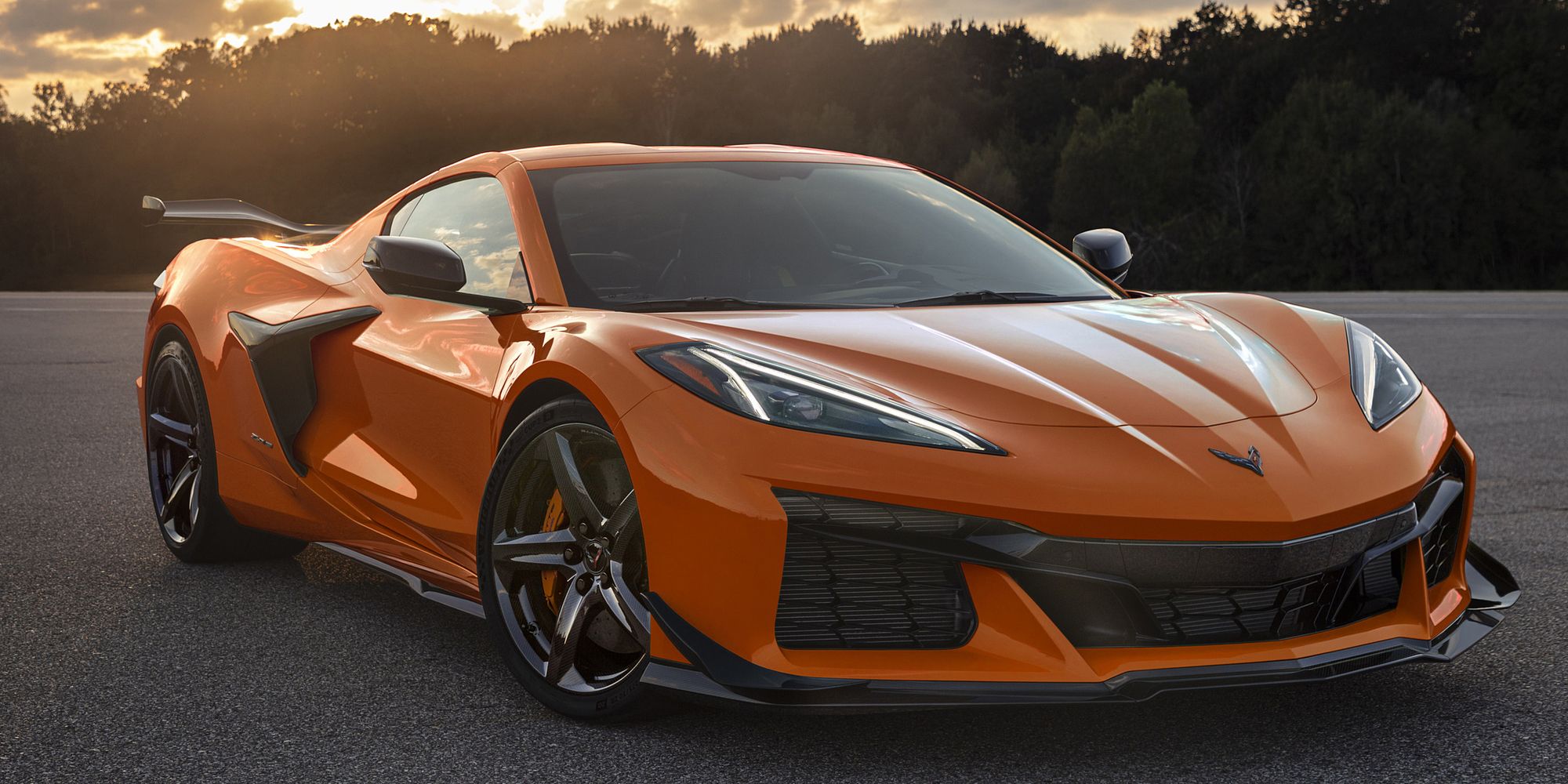 The front of the new Corvette Z06