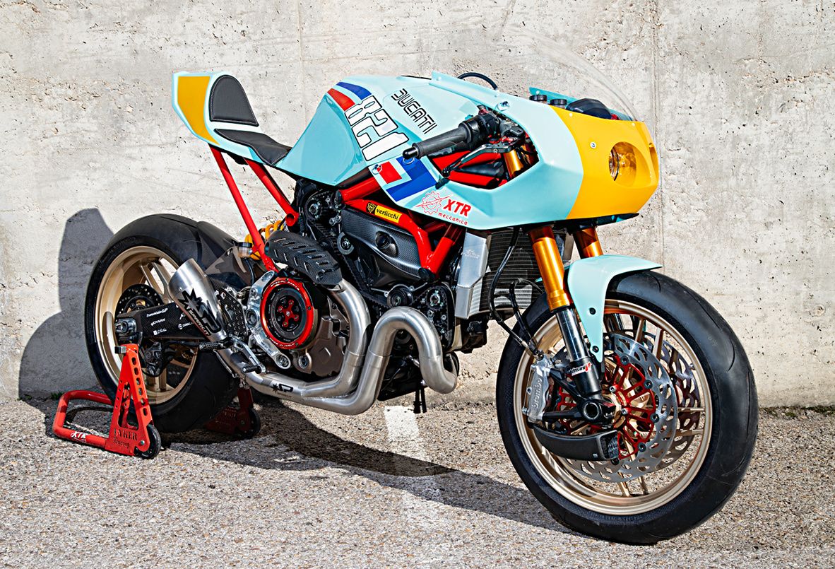 Ducati-Monster-821-Cafe-Racer by XTR Pepo