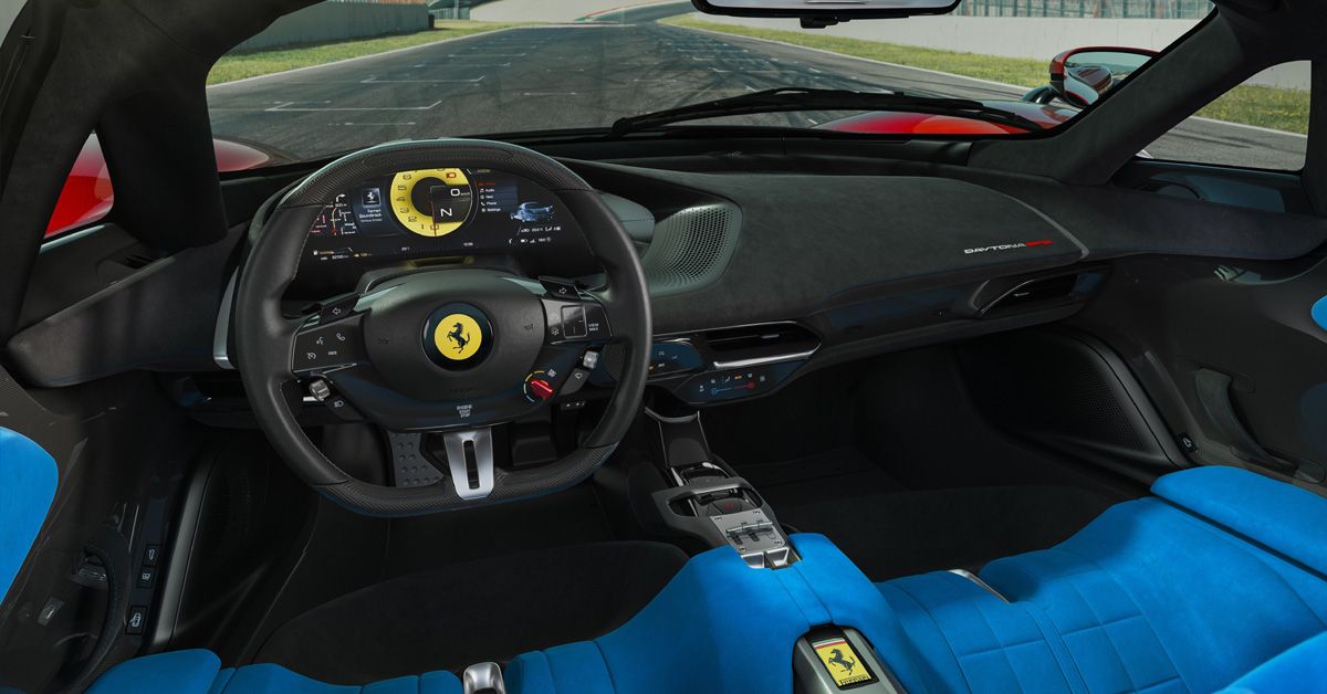 840HP Ferrari Daytona SP3 Interior 