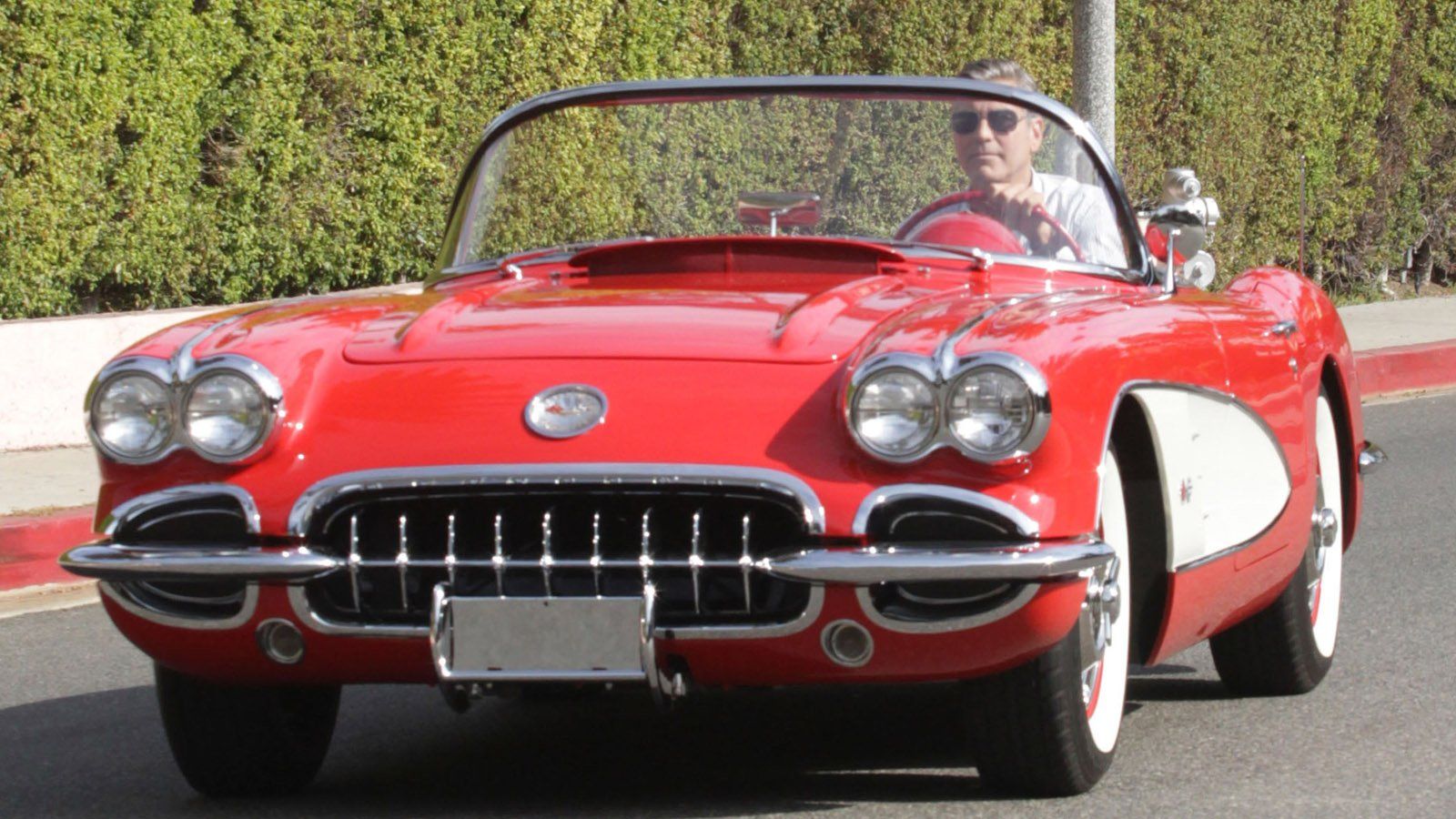 George Clooney - 1958 Chevrolet Corvette V8 C1 Convertible