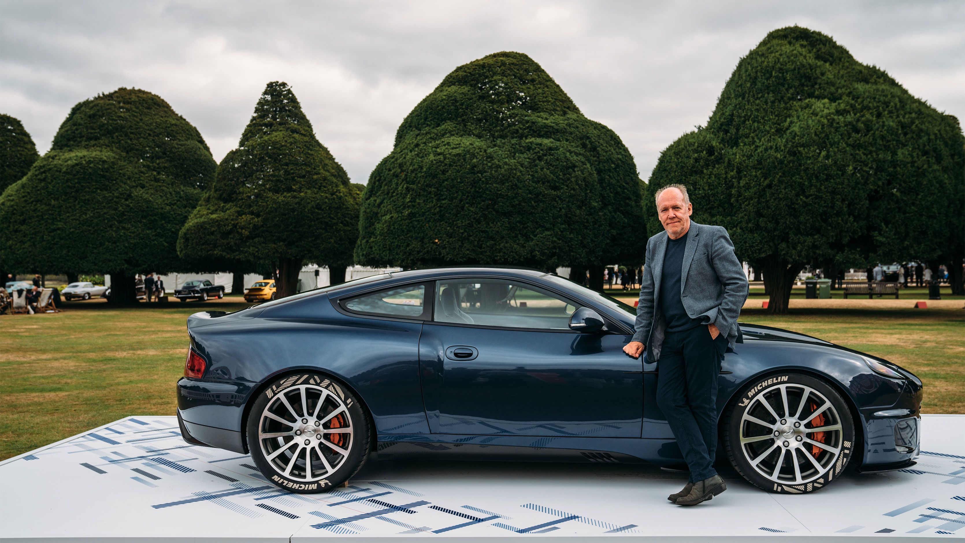 Ian Callum With Aston Martin Vanquish