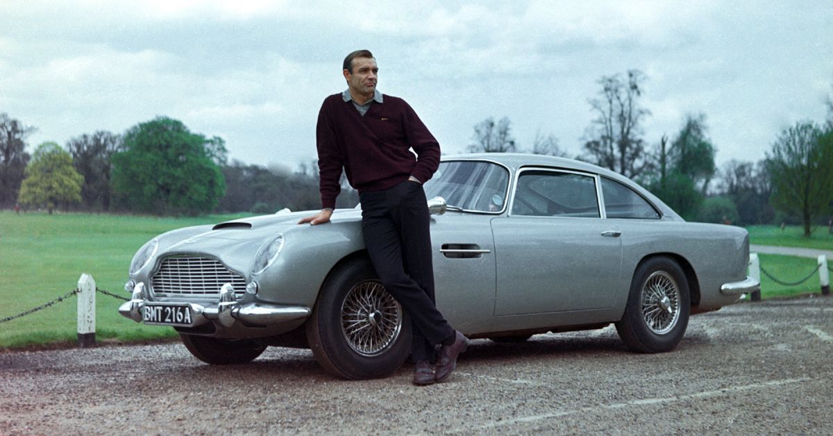 James Bond's Aston Martin DB5 From The 'Goldfinger' Movie