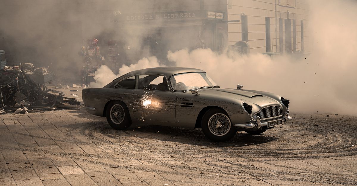 James Bond's Aston Martin DB5 From The 'No Time To Die' Movie
