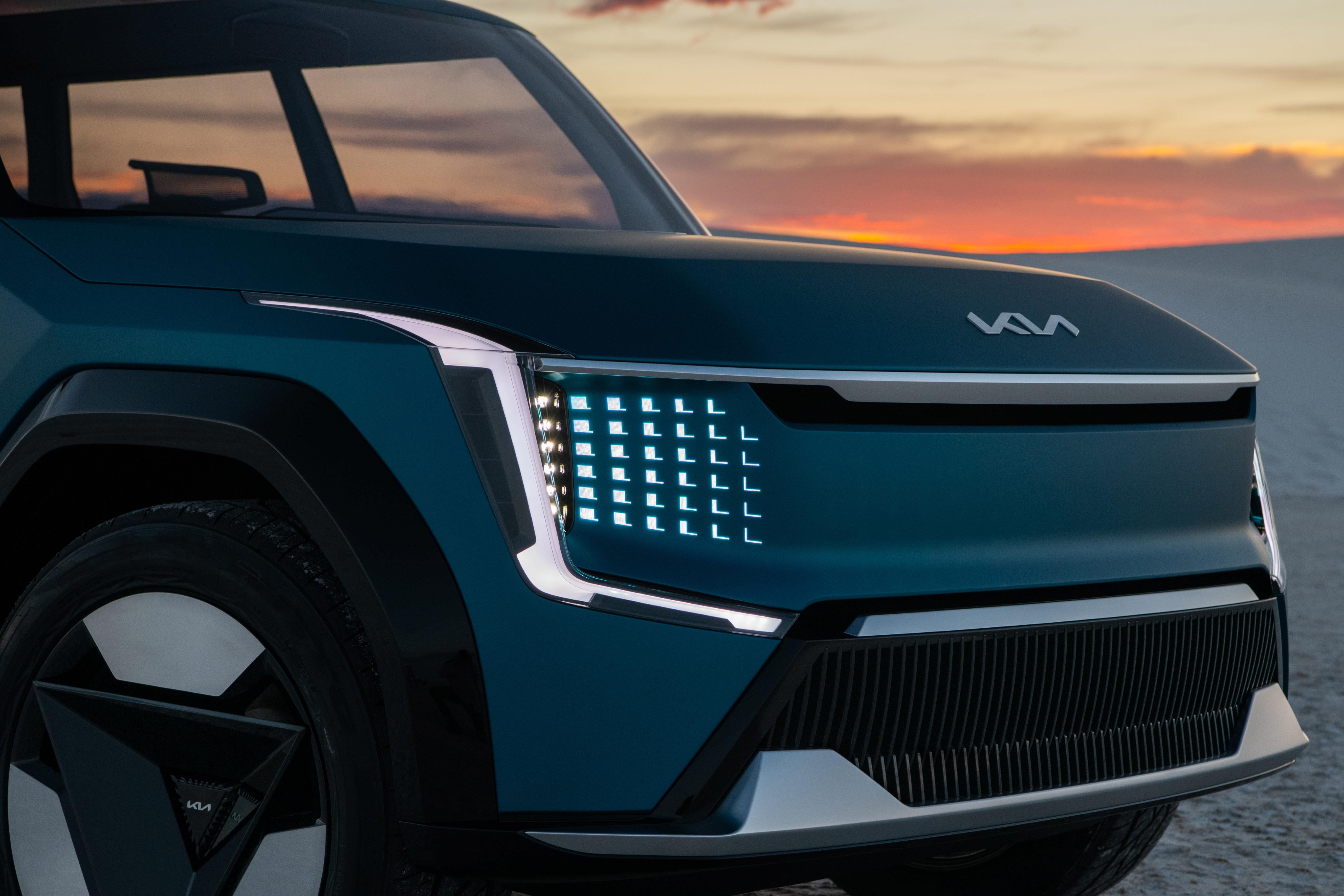 Kia Concept EV9 front grille