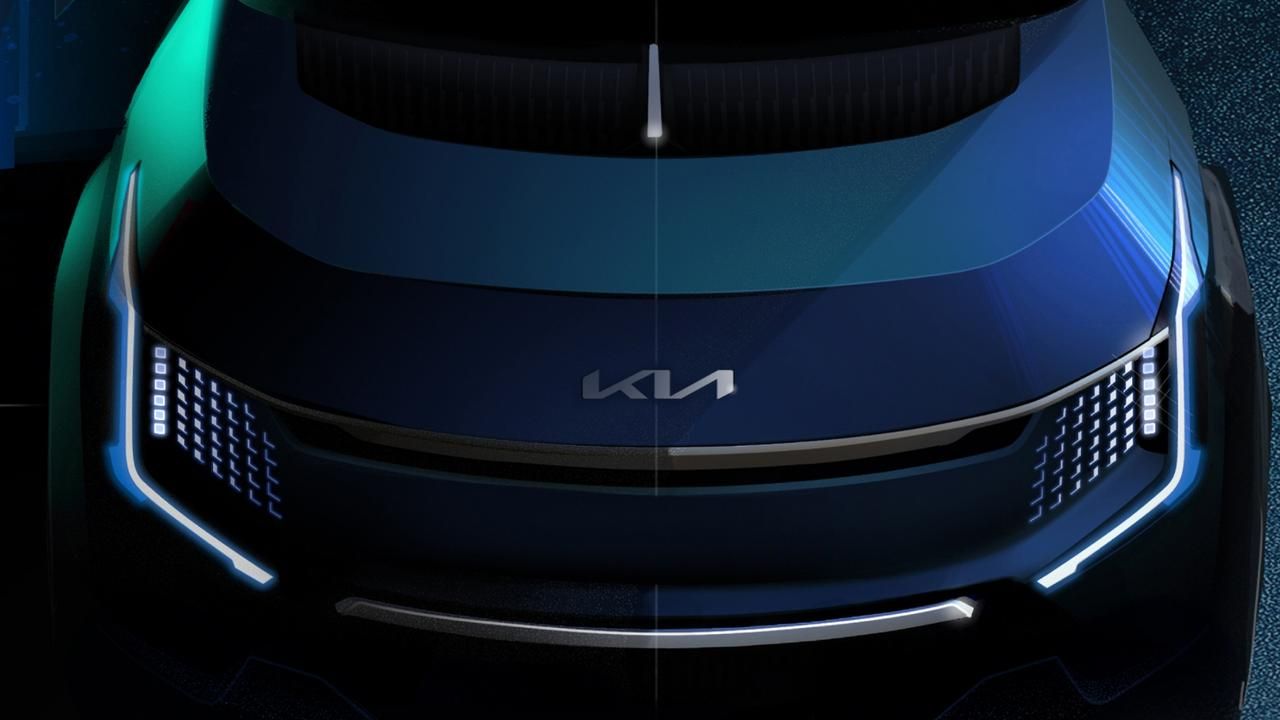 Kia EV9 closeup