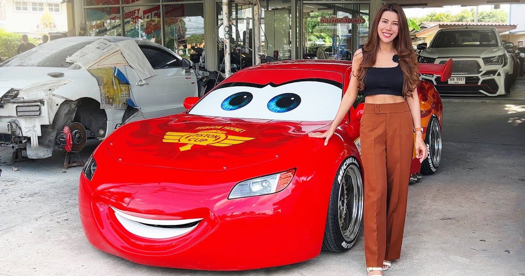 Cleanest And Most Impressive Lightning McQueen Build Spotted In Thailand