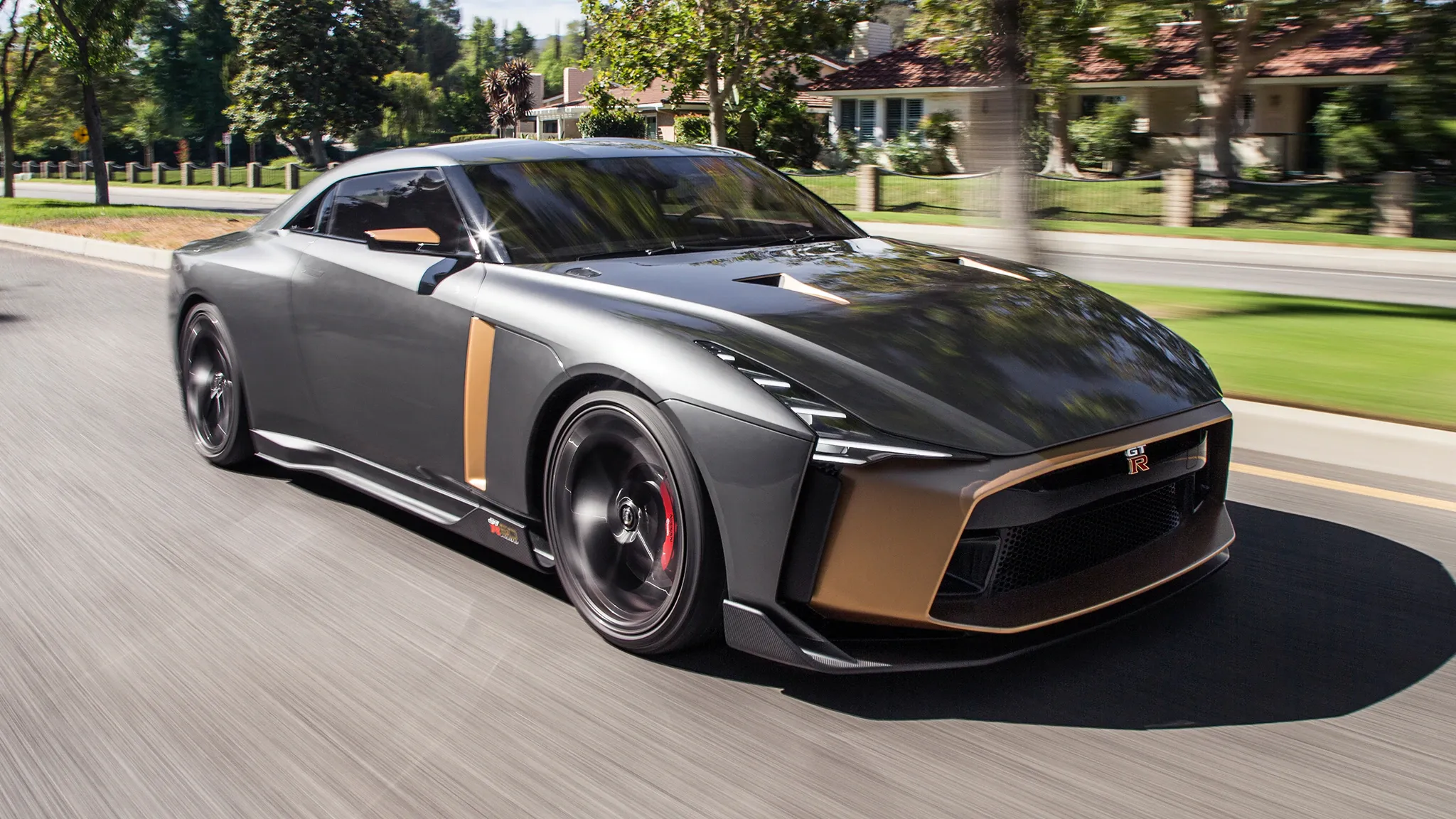 Nissan-GT-R50-by-Italdesign-front-three-quarter-in-motion-1