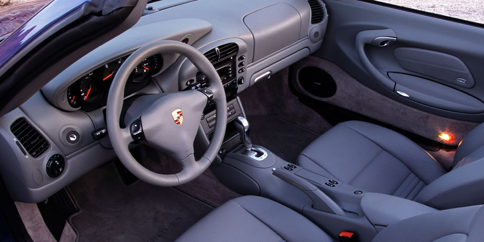 The interior of the C4S, from the driver's seat