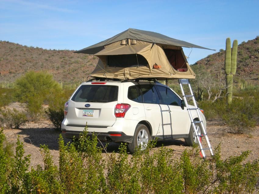 Car Camping Desert