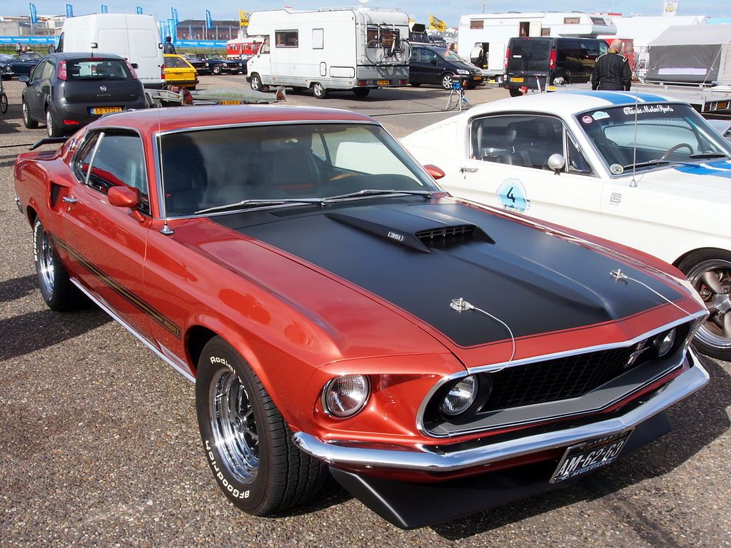 1969 Mach 1 Mustang Front View