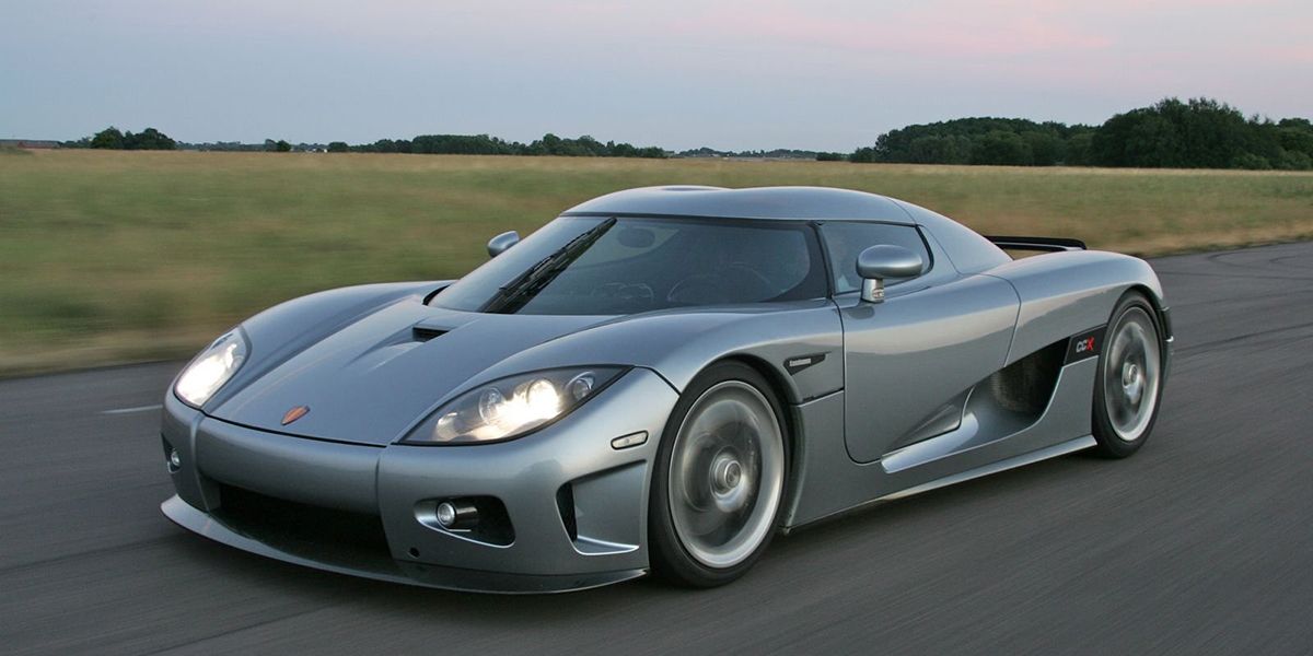 Silver Koenigsegg CCX Front