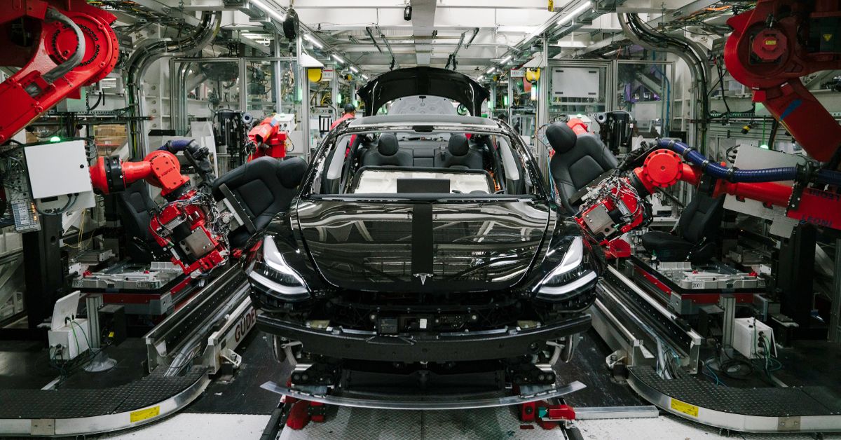 Manufacturing Accounts For Most Of The Lifetime Carbon Footprint Of A New Car