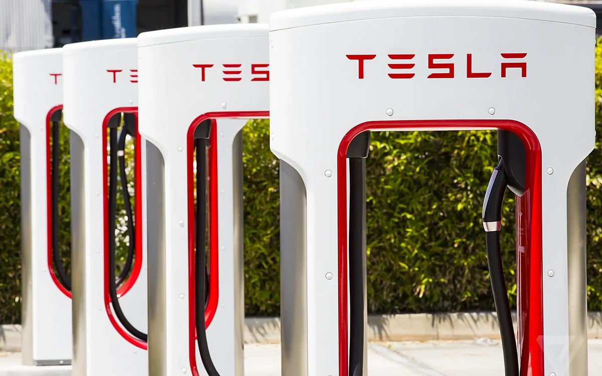 Tesla's Supercharging Network Station
