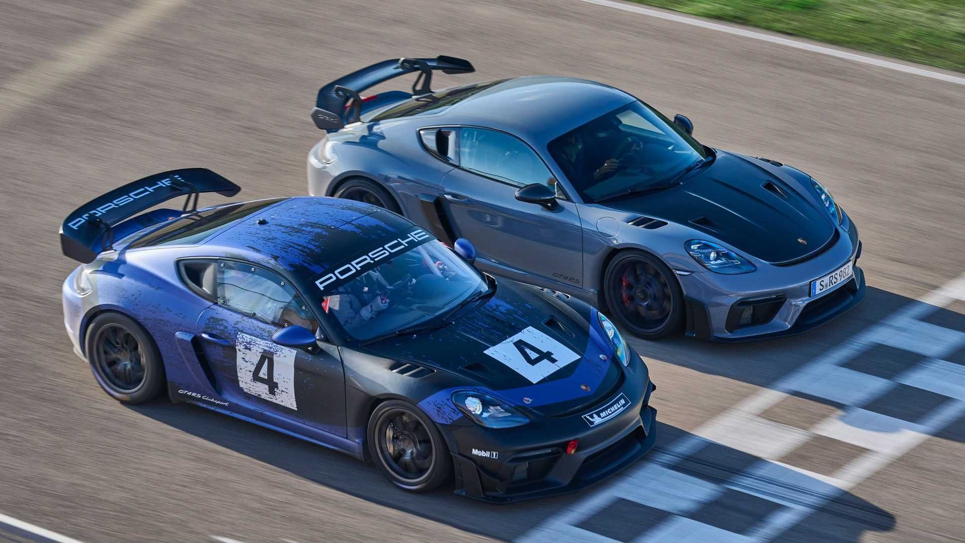The New Porsche 718 Cayman GT4 RS On The Track
