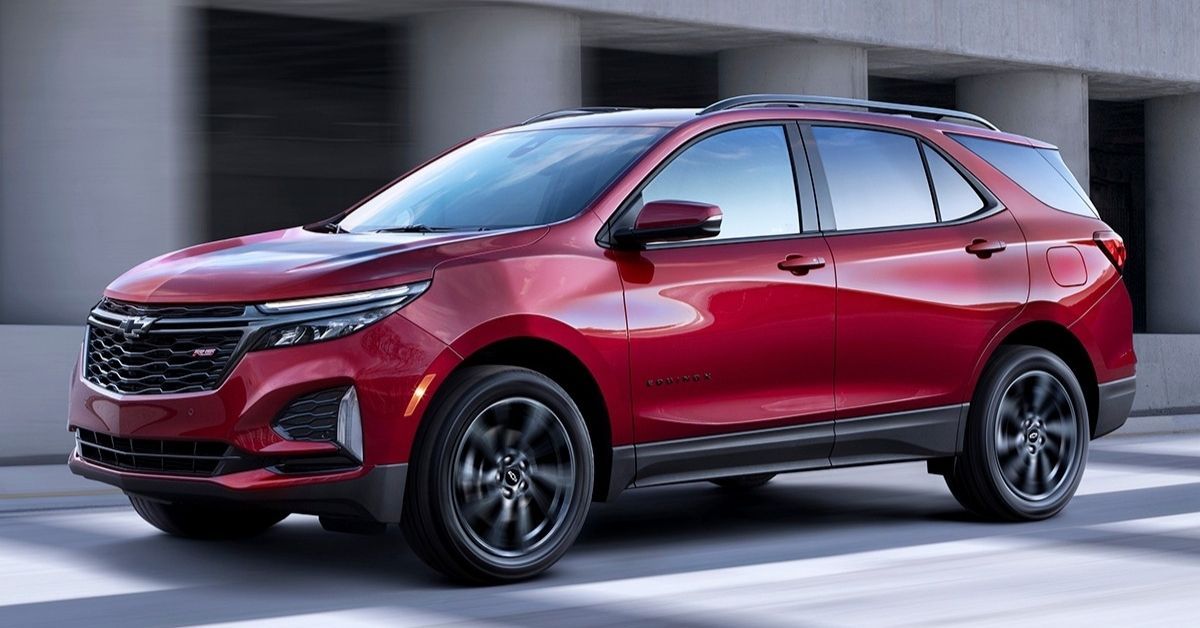 Red 2022 Chevrolet Equinox RS 