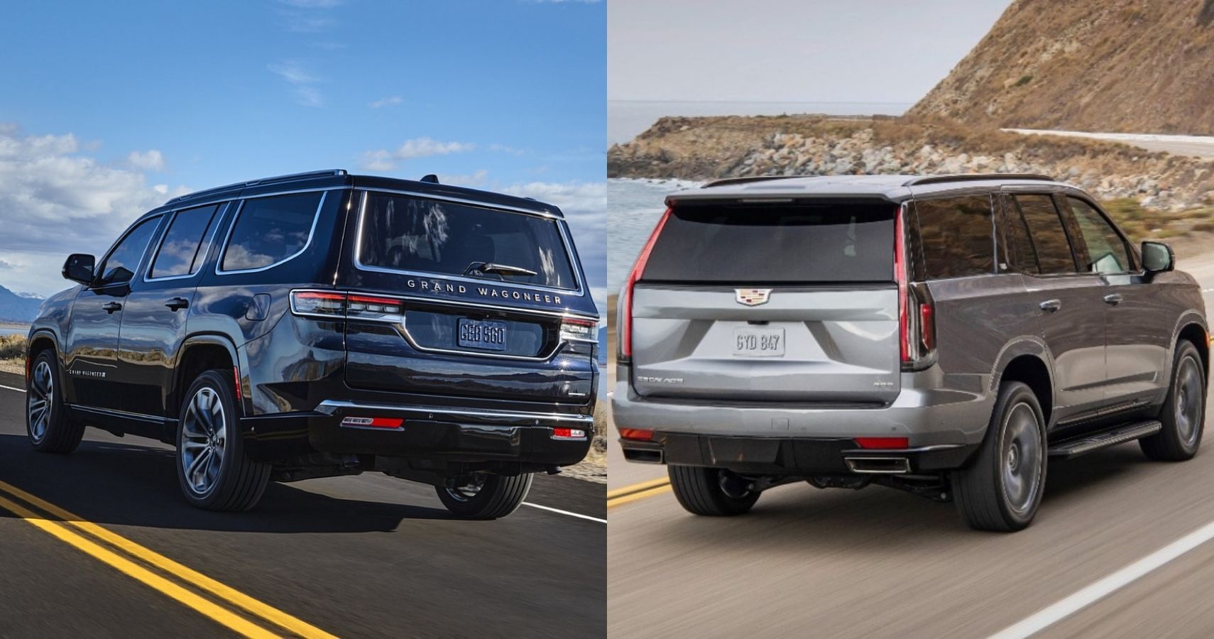 Luxury Guns Face-Off: 2022 Jeep Grand Wagoneer Vs Cadillac Escalade