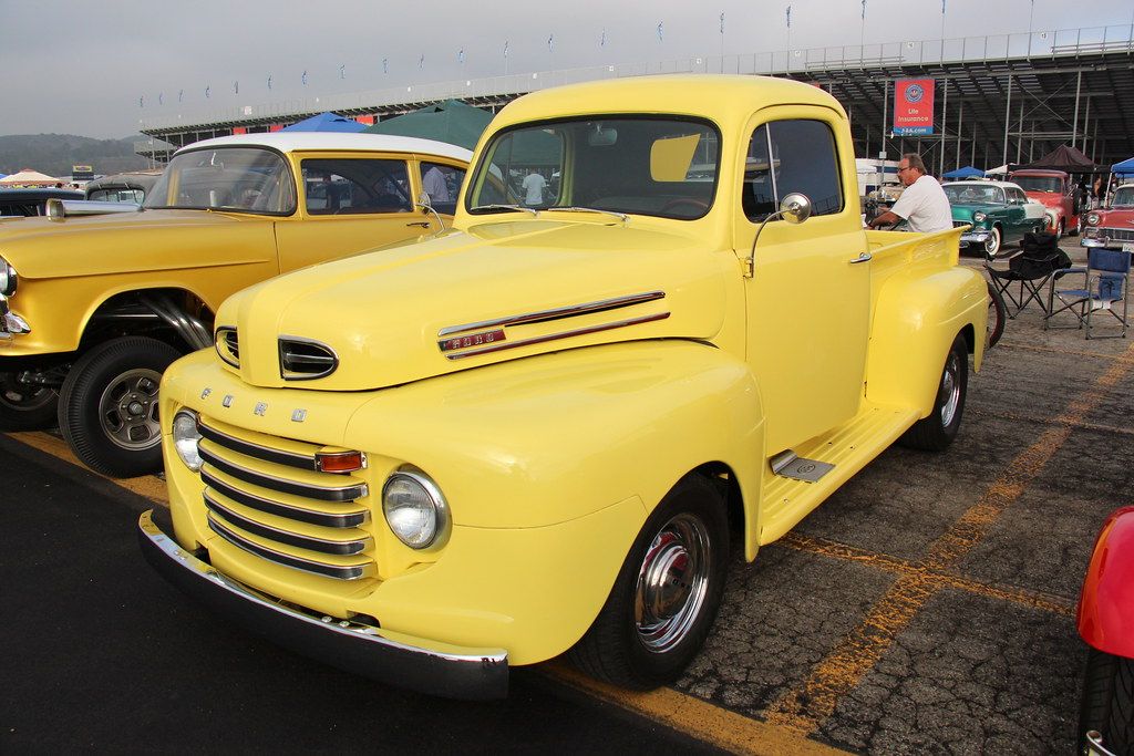 Yellow 1949 Ford F Series