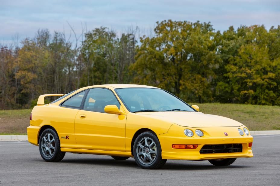 2001 Acura Integra Type R In Yellow