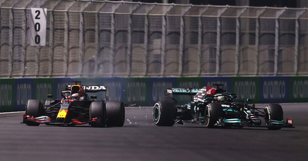 Max Verstappen vs Lewis Hamilton 2021 Saudi GP Clash