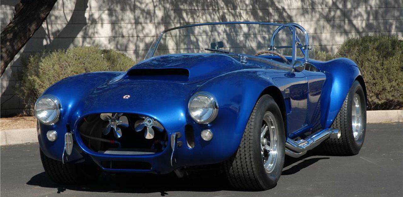 Blue 1966 Shelby Cobra 427