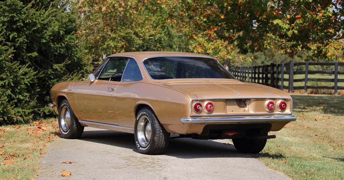 1967 Chevrolet Corvair Coupe In Gold 