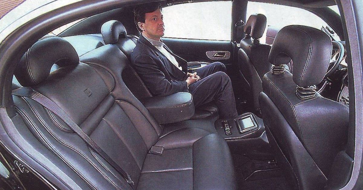 Bugatti EB 112 second row seating view