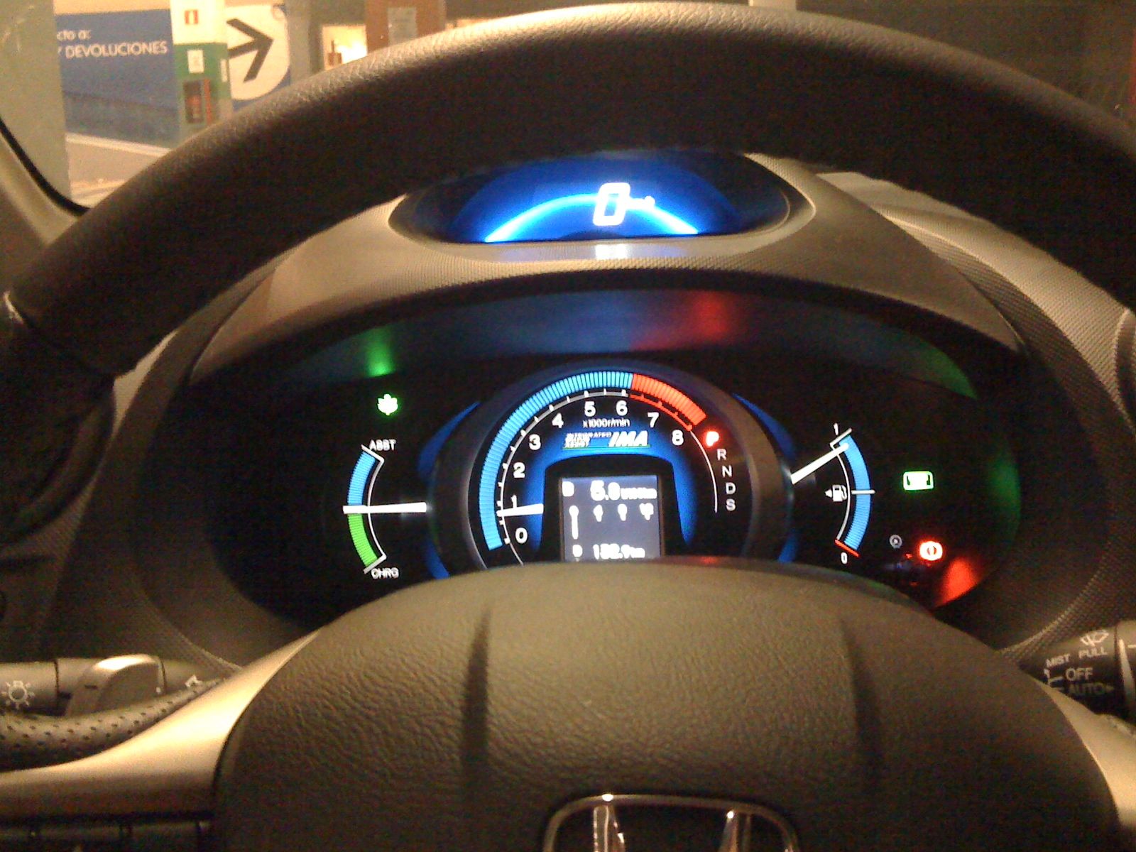 2009 Honda Insight Dashboard 