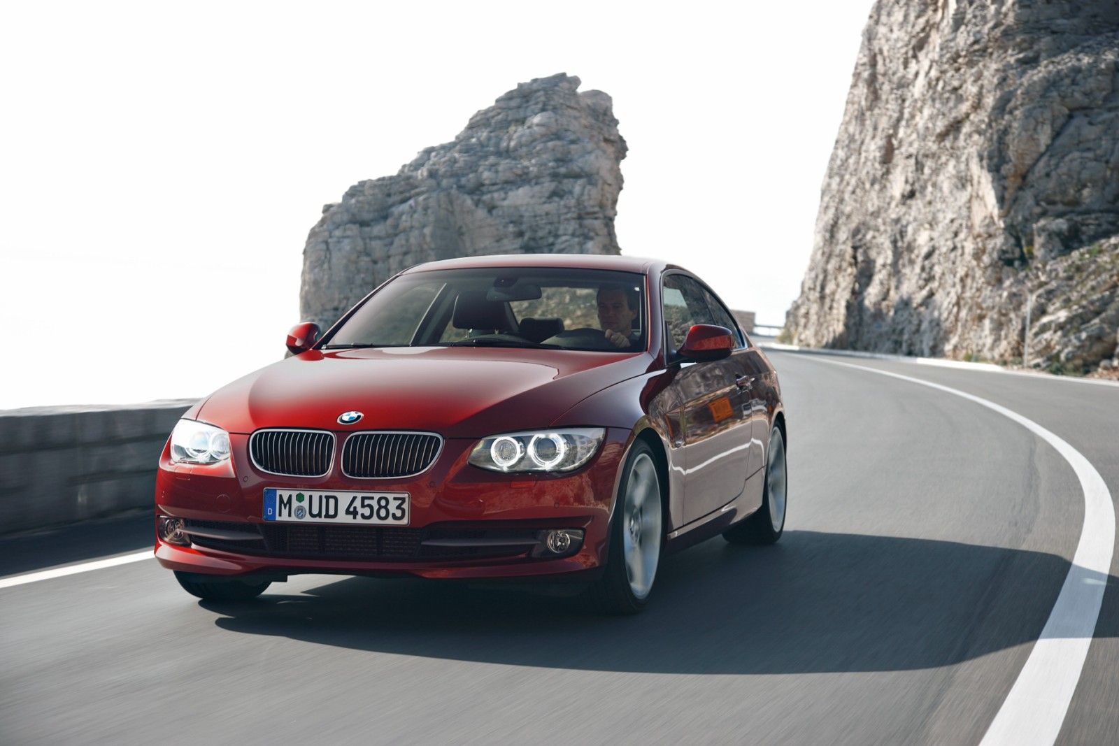 Red 2011 BMW 3 Series (E92)