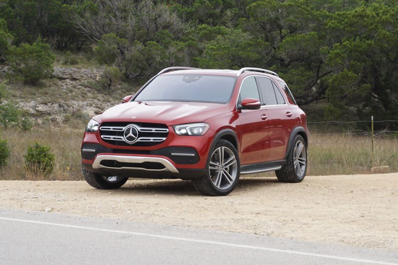 Red 2020 Mercedes-Benz GLE