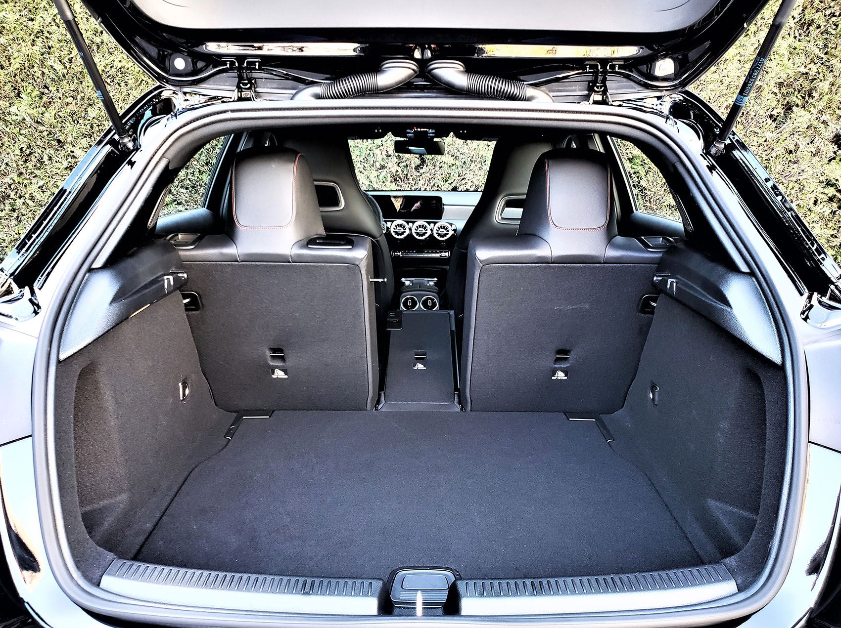 The Hatch is a much more practical car than the Sedan, thanks to its roomy cargo compartment.