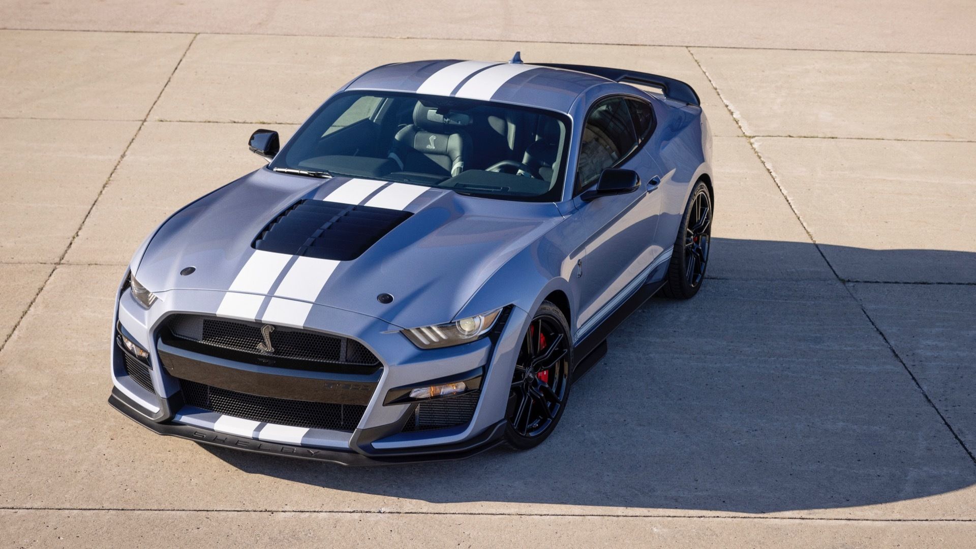2022 Ford Mustang Shelby GT500, top view