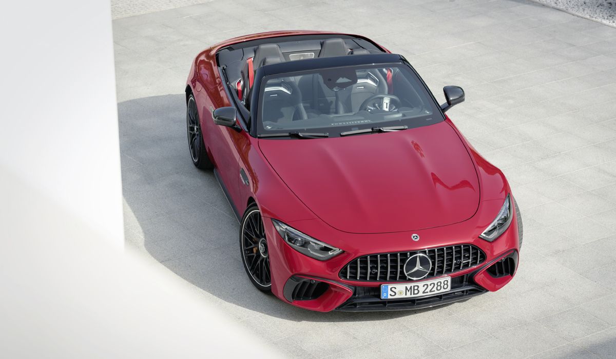 2022 Mercedes-AMG SL-Class Roadster In Red