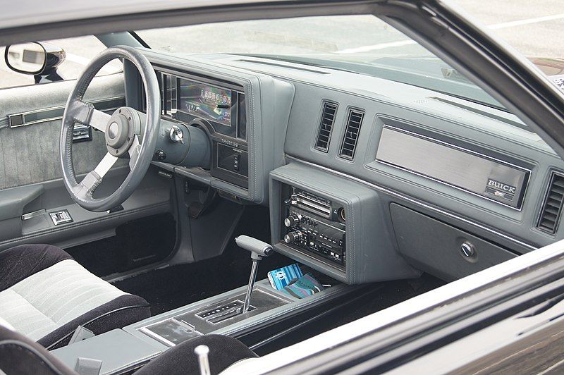 1987 Buick Grand National Interior