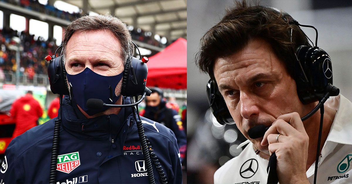 Red Bull and Mercedes Bosses Christian Horner, Toto Wolf Radio Messages