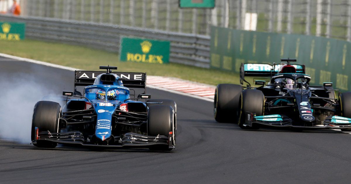 Fernando Alonso And Lewis Hamilton Hungary 2021