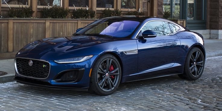 Blue 2022 Jaguar F-Type