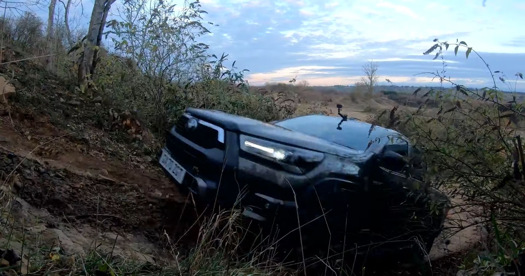 CarWow Toyota Off Roaders Hilux Up Steep Hill