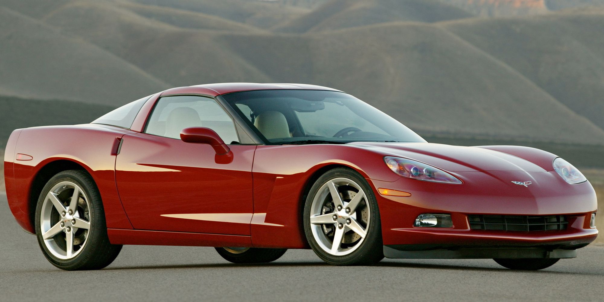 Front 3/4 view of the C6 Corvette Coupe