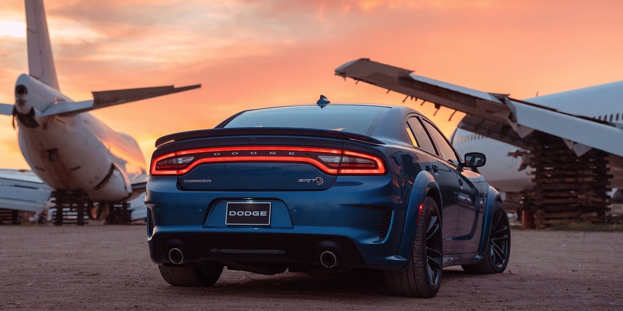 The rear of the Charger Hellcat Widebody