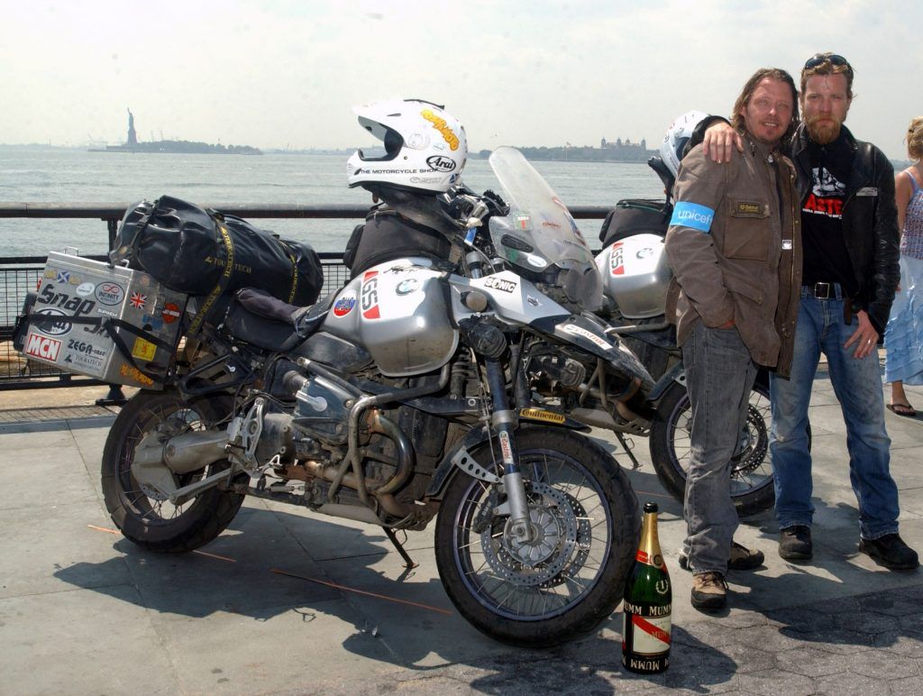 Ewan-McGregor-and-Charley-Boorman-with-a-Long-Way-Round-BMW-R-1150-GS-1024x772