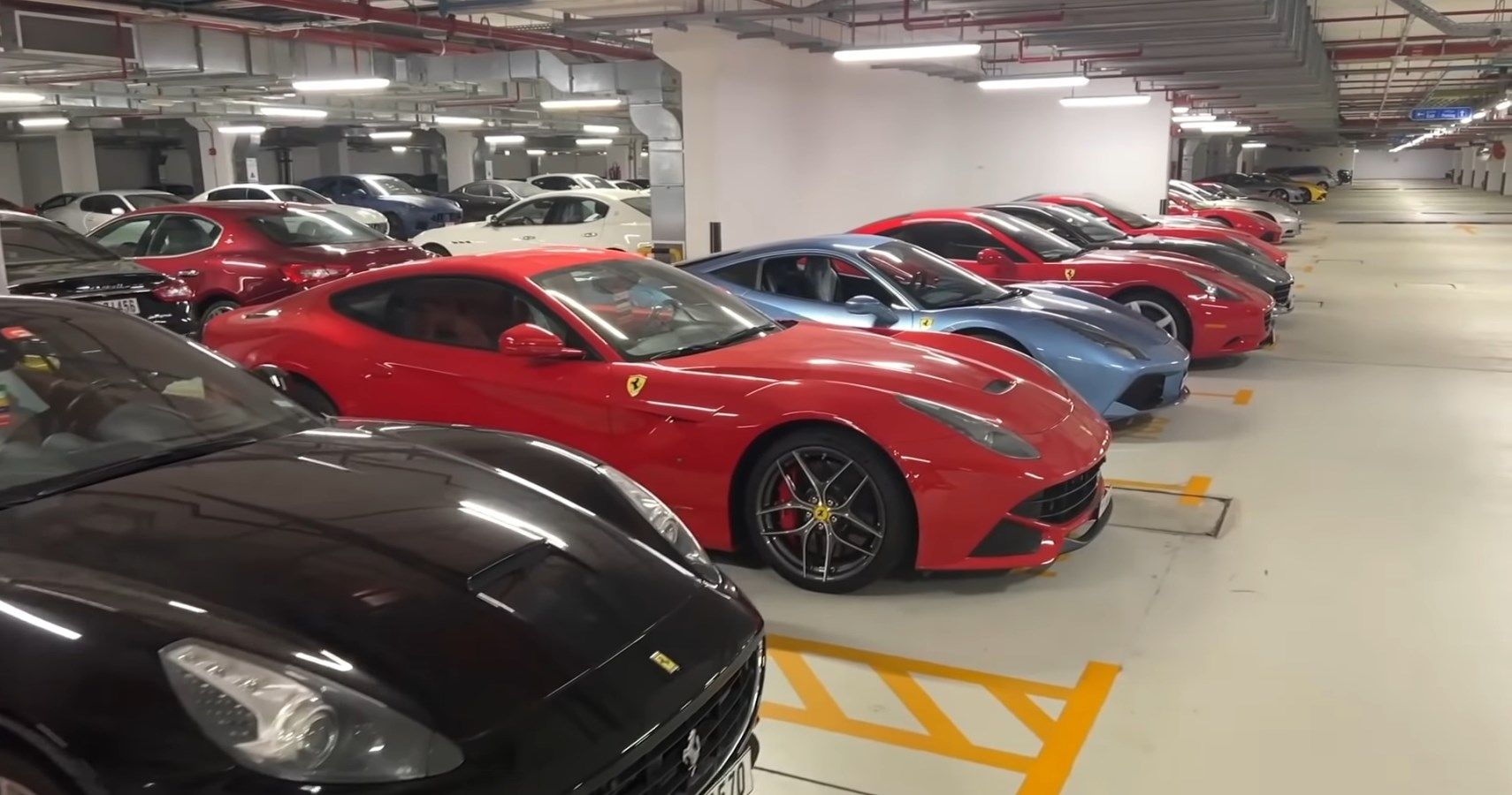 Tour This Exclusive Underground Ferrari Lair In Dubai