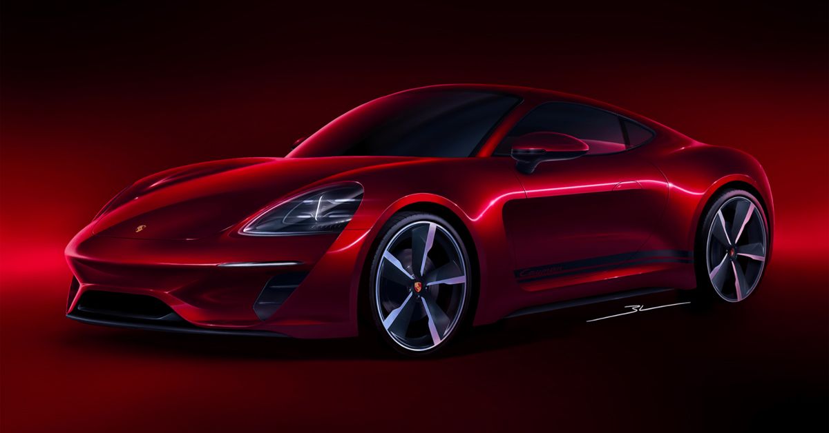 Here’s What The Electric 2025 Porsche 718 Cayman Could Look Like