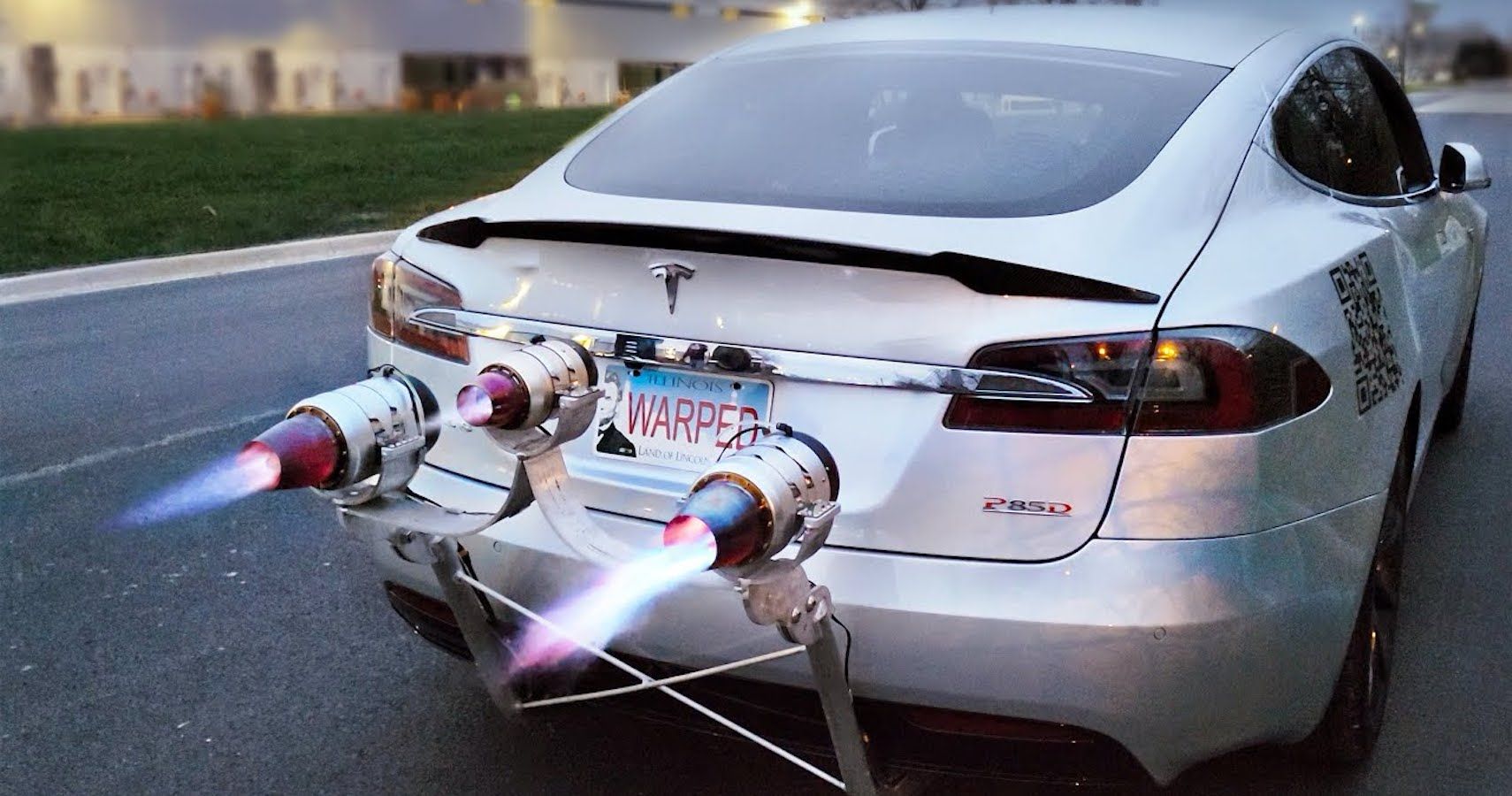 Jet-Powered Tesla