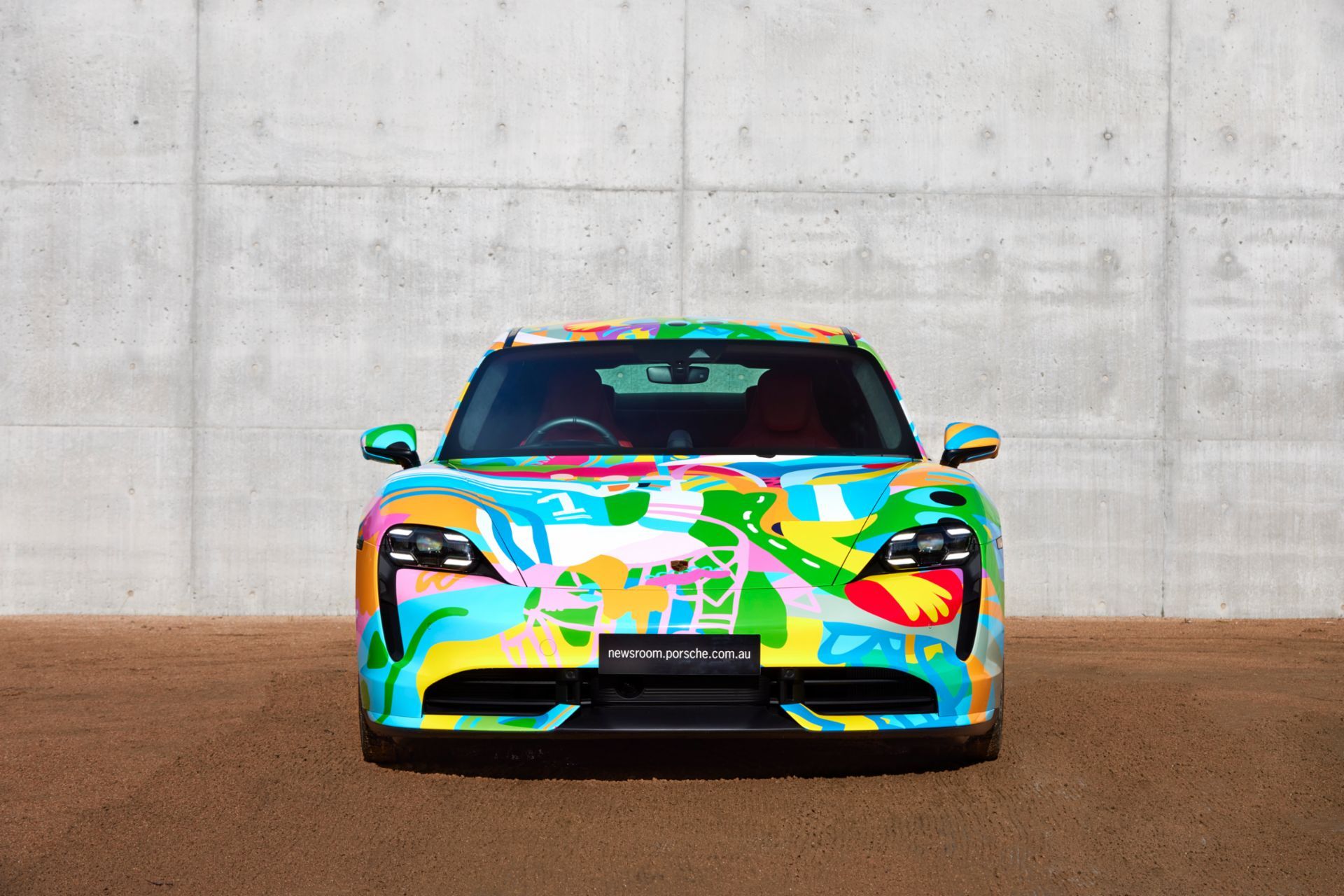 Porsche Australia Commissions This Stunning Digital Taycan