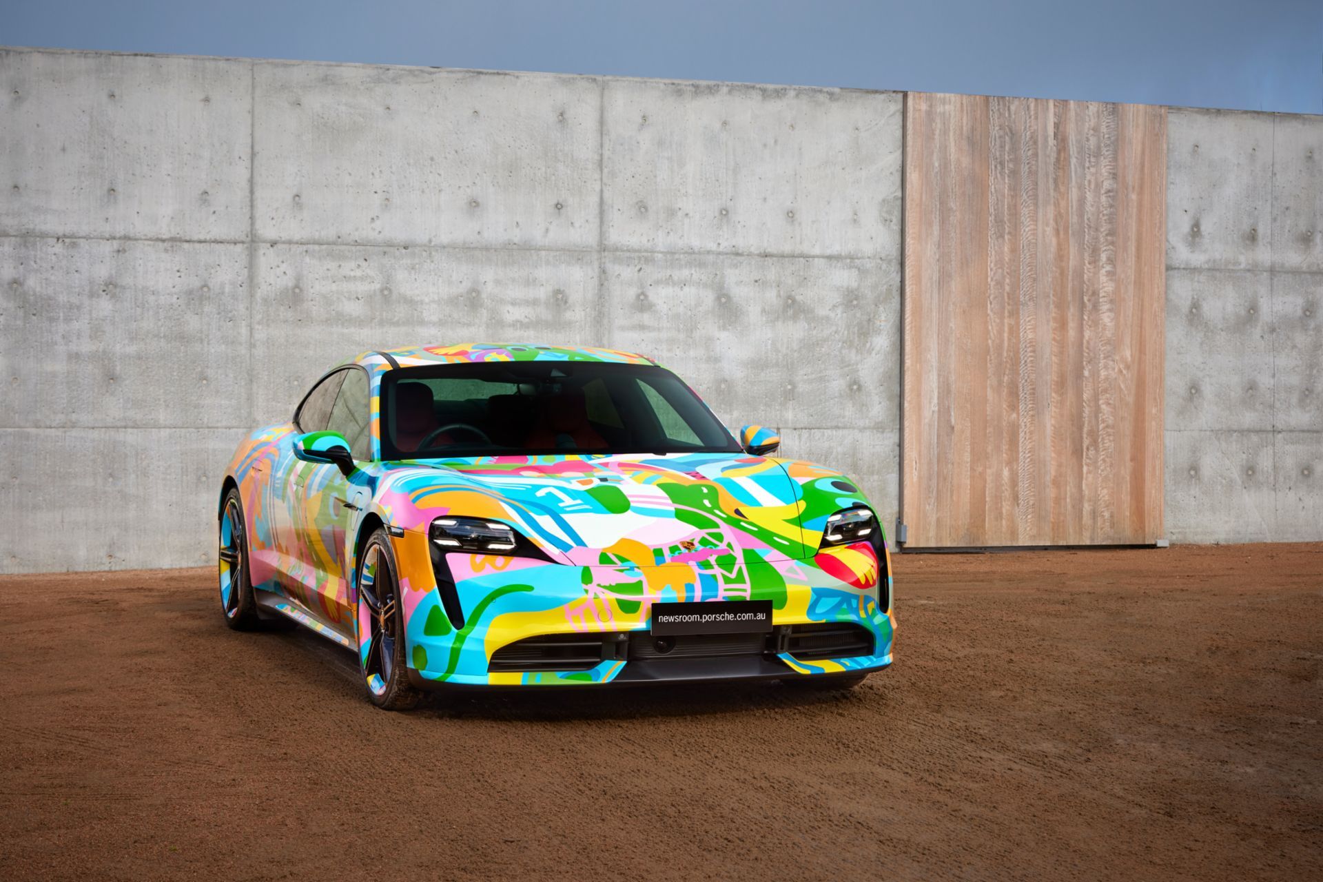 Porsche Australia Commissions This Stunning Digital Taycan