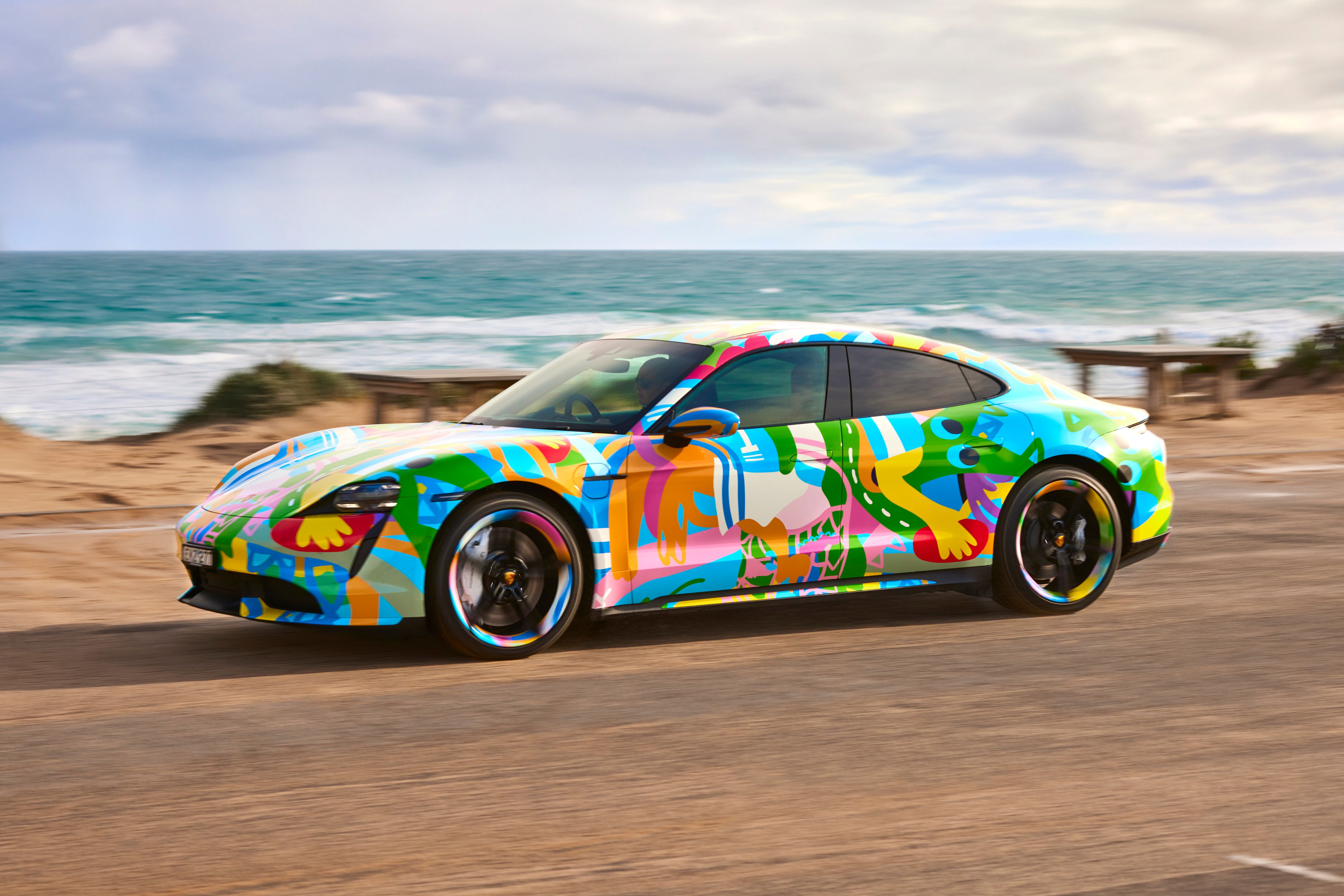 Porsche Australia Commissions This Stunning Digital Taycan