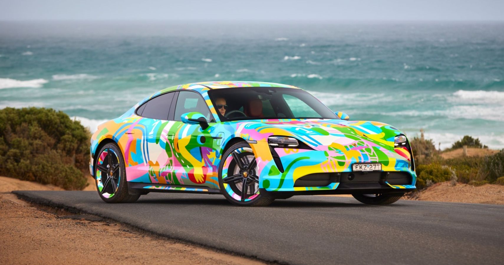 Porsche Australia Commissions This Stunning Digital Taycan