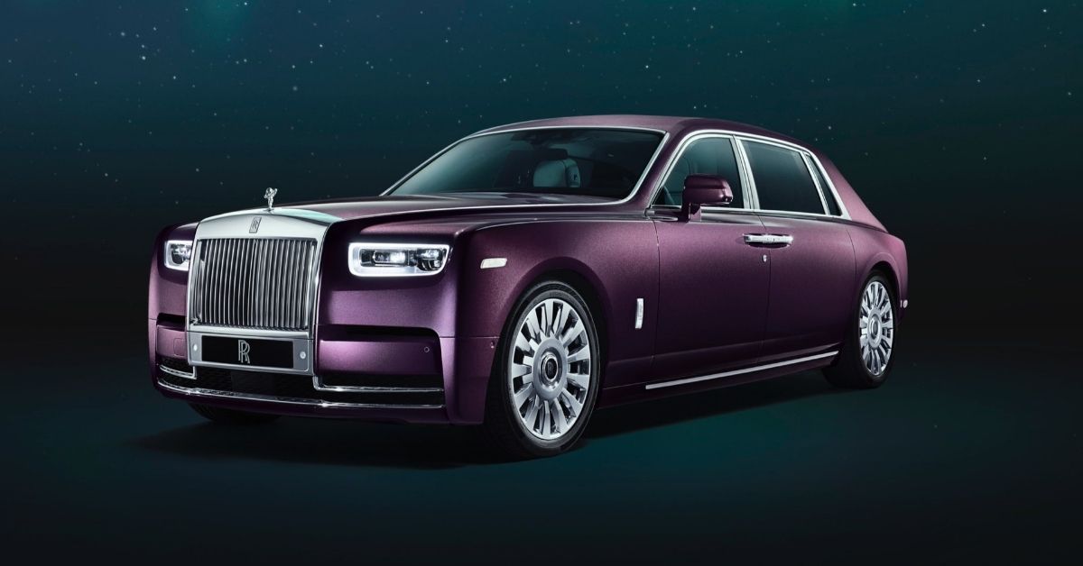 Rolls Royce Phantom In Purple